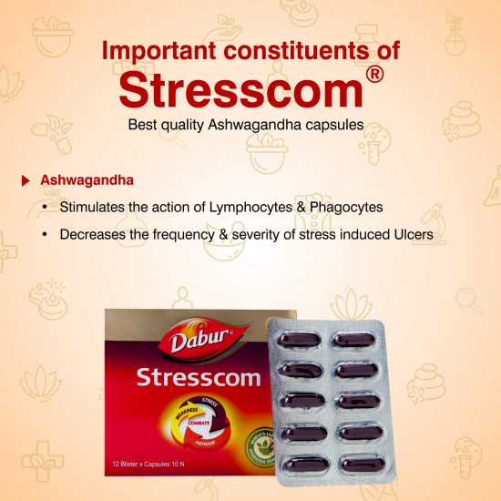 Dabur Stresscom 10 caps x 12 strips Dabur Stresscom 10 caps x 12 strips