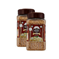 BROWN BASMATI RICE JAR (PACK OF 2)