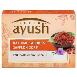 Lever Ayush Natural Fairness Saffron Soap  (100 g)