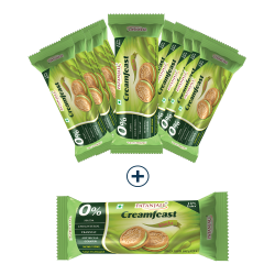 PATANJALI CREAMFEAST ELAICHI BISCUIT (PACK OF 12)
