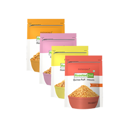 ROASTED DIET COMBO (QUINOA PUFF MASALA, RICE CRISPY MIXTURE, MIXTURE LIME & OATS MIX WASABI) ROASTED DIET COMBO (QUINOA PUFF MASALA, RICE CRISPY MIXTURE, MIXTURE LIME & OATS MIX WASABI)