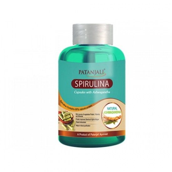 SPIRULINA CAPSULE WITH ASHWAGANDHA - 60 TABS