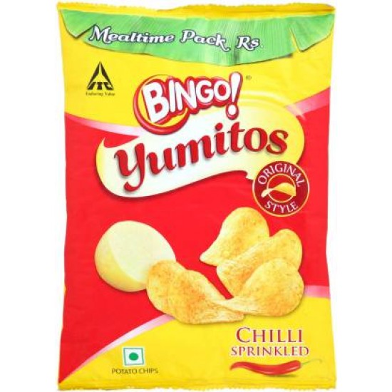 Bingo Yumitos Chilli Sprinkled Chips  (60 g)