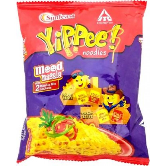 Yippee Mood Masala Instant Noodles Vegetarian  (65 g)