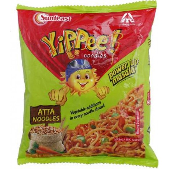 Yippee Power Up Masala Instant Noodles Vegetarian  (70 g)