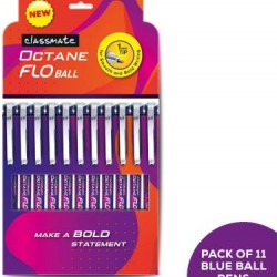 Classmate Octane Flo Ball Pen  (Pack of 11)